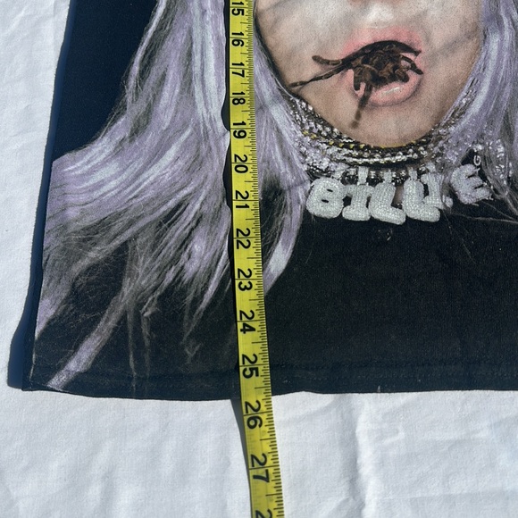Billie Eilish Tarantula Tee Graphic T-Shirt Black Size Small - Picture 5 of 5